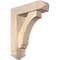 Ekena Millwork Imperial Arts and Crafts Smooth Bracket w/ Offset Brace, Douglas Fir, 5 1/2"W x 18"D x 22"H BKT0604X18X22IMP03SDF - alternate 1